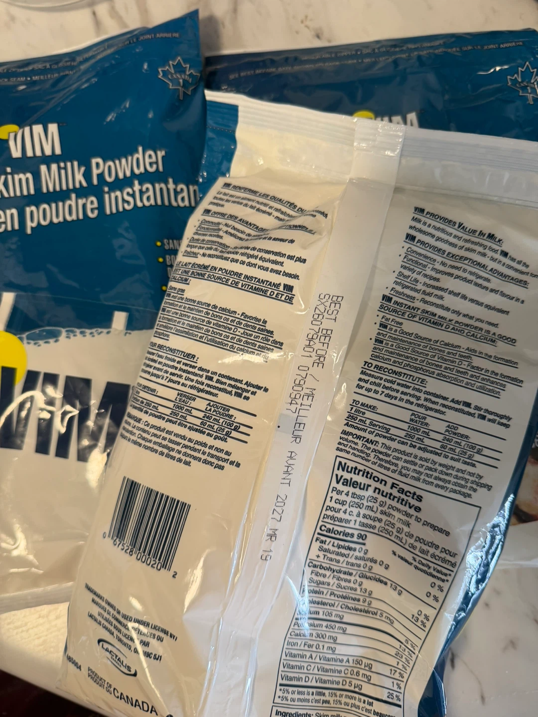 VIM Instant Skim Milk Powder 500g - photo 2