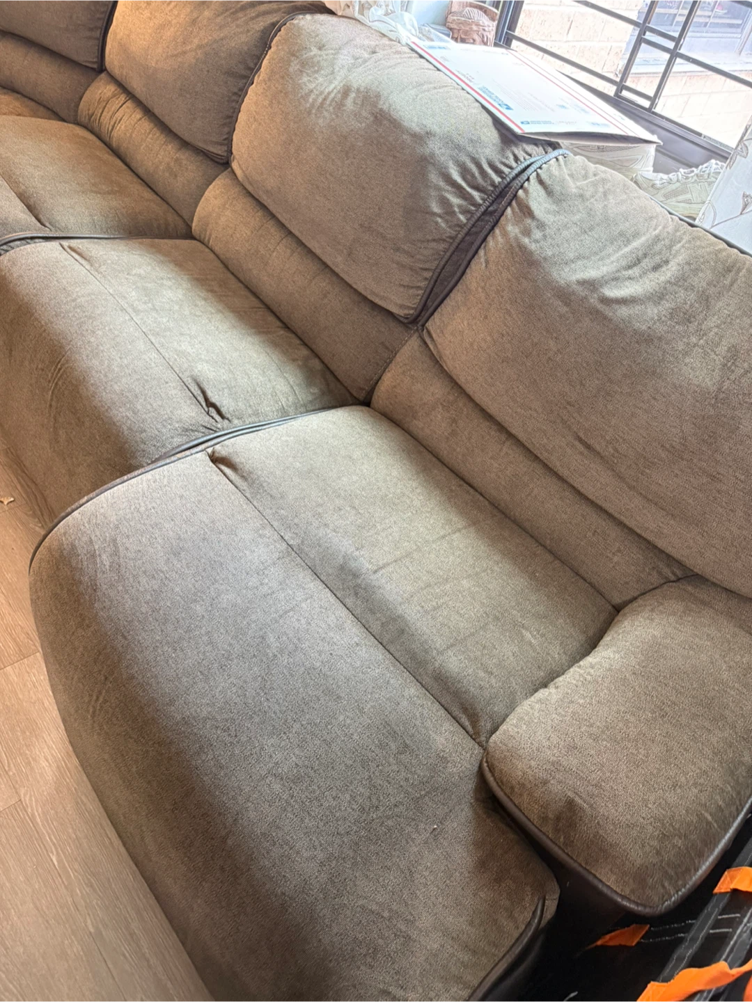 Sectional Reclining Sofa with Cup Holders - photo 2