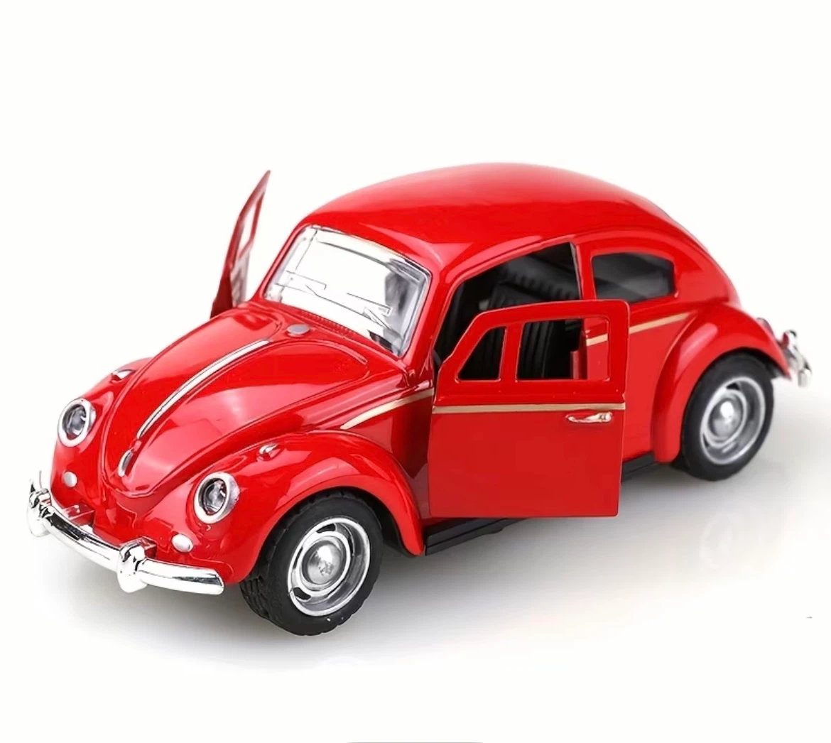 Red Volkswagen Beetle Model Car - Collectible & New