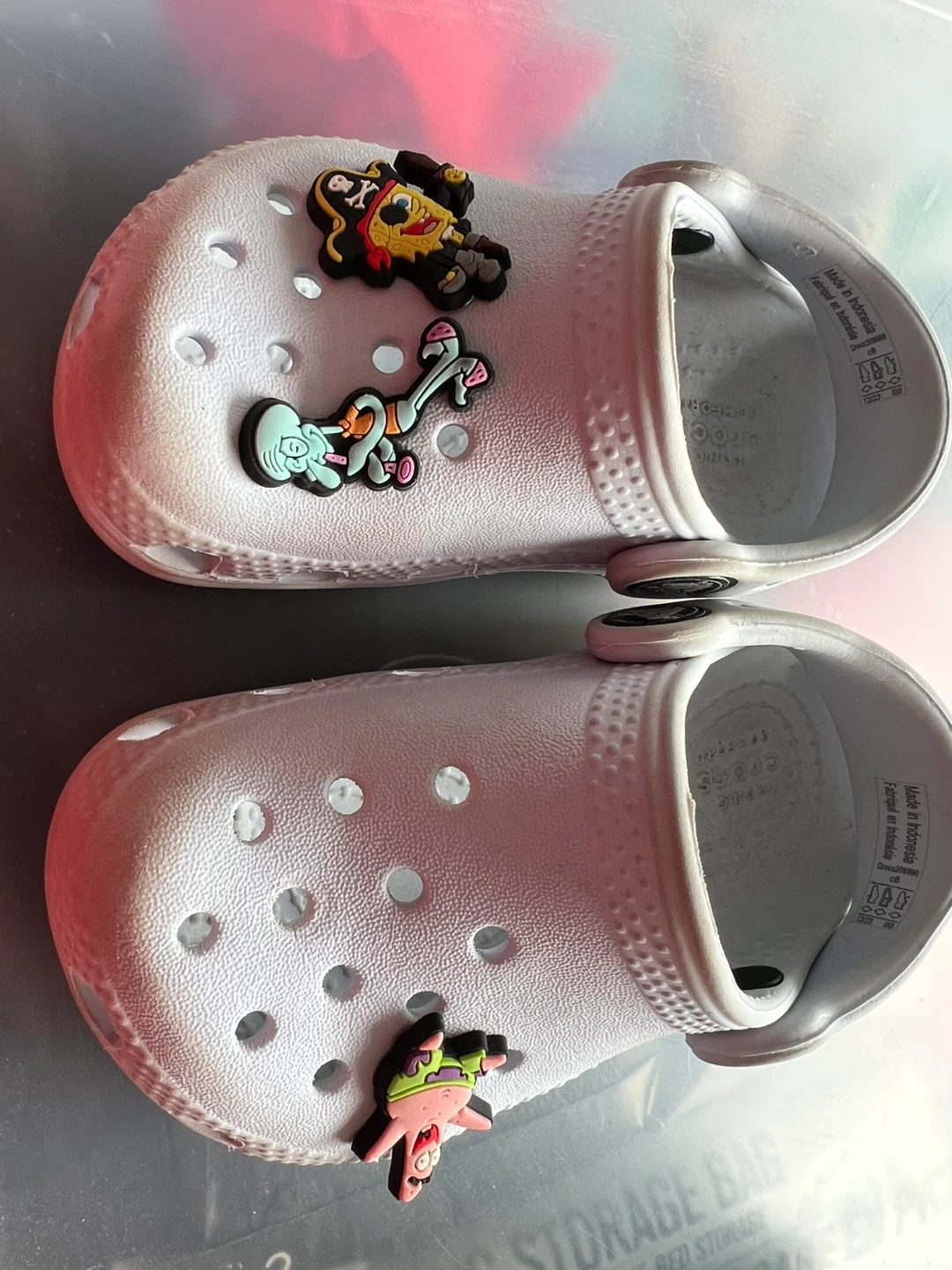 Crocs Clogs with Spongebob Jibbitz