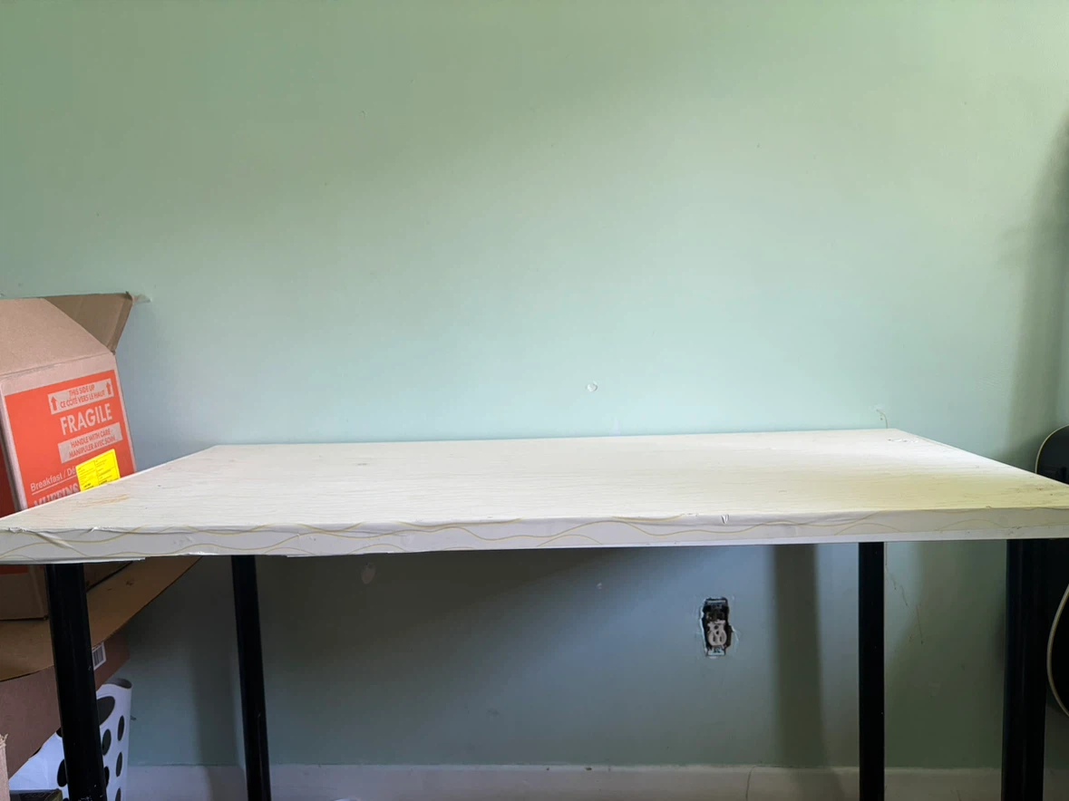 Twin Bed Frame + Large Desk/Table – $100 OBO (Pickup Only) - photo 2