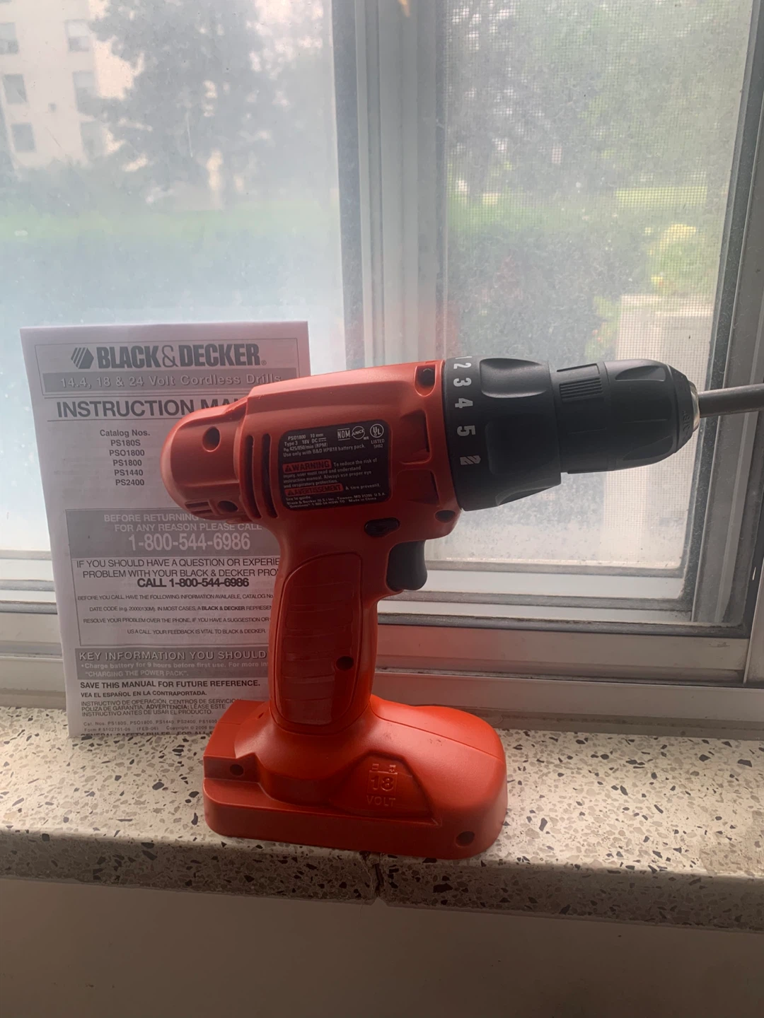 BLACK+DECKER 18 Volt Cordless Drill