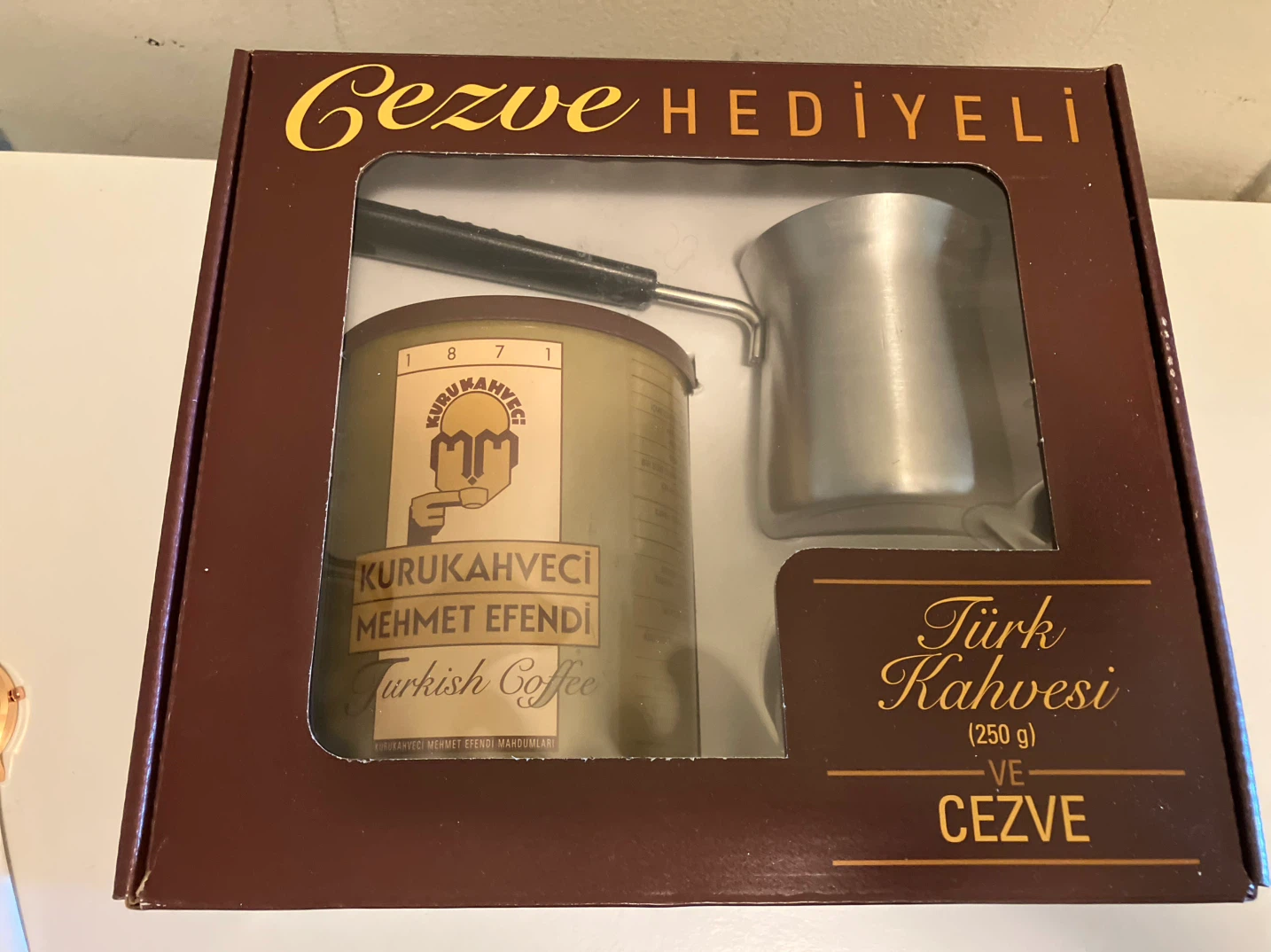 Mehmet Efendi Turkish Coffee Set with Cezve