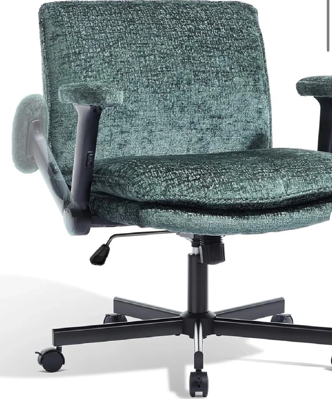 Green Fabric Office Chair