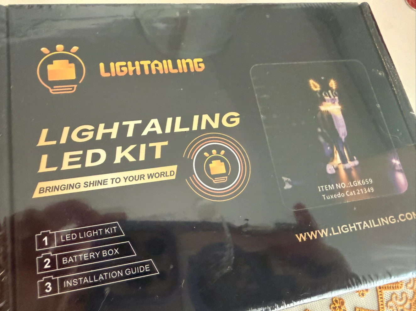 BNIB cat Lego & led lights - photo 2