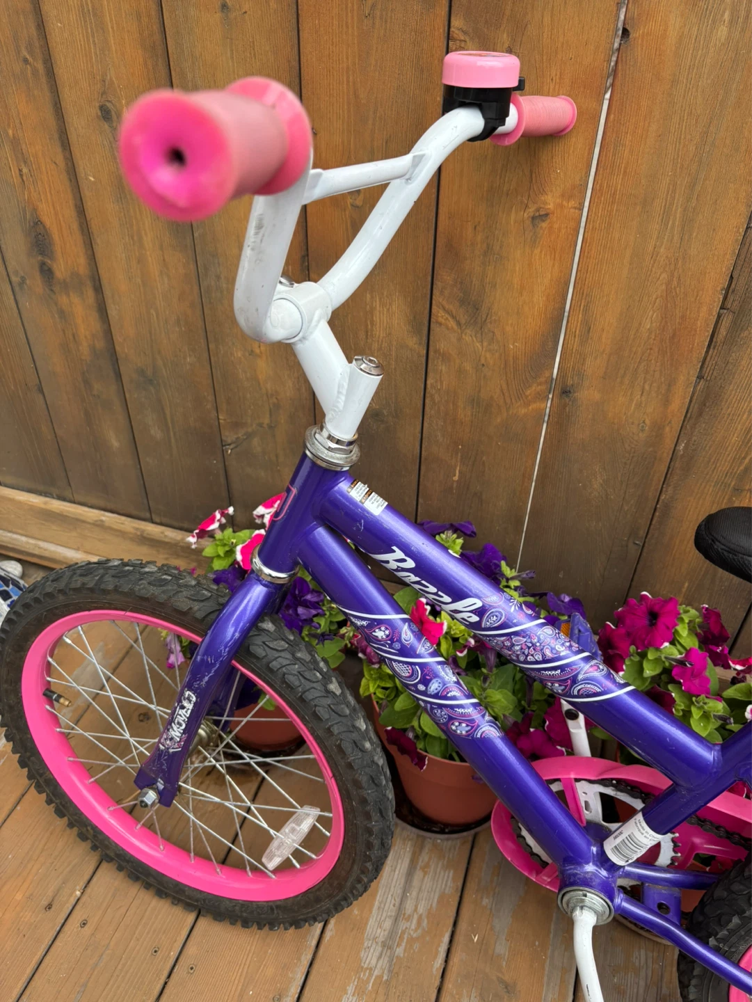 Purple and Pink Kids Bike - photo 3