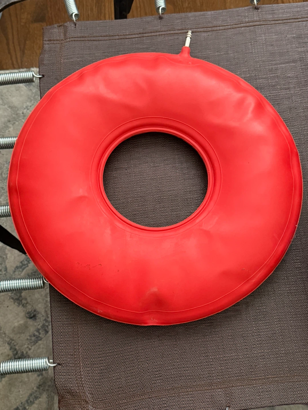 Red Inflatable Donut Cushion
