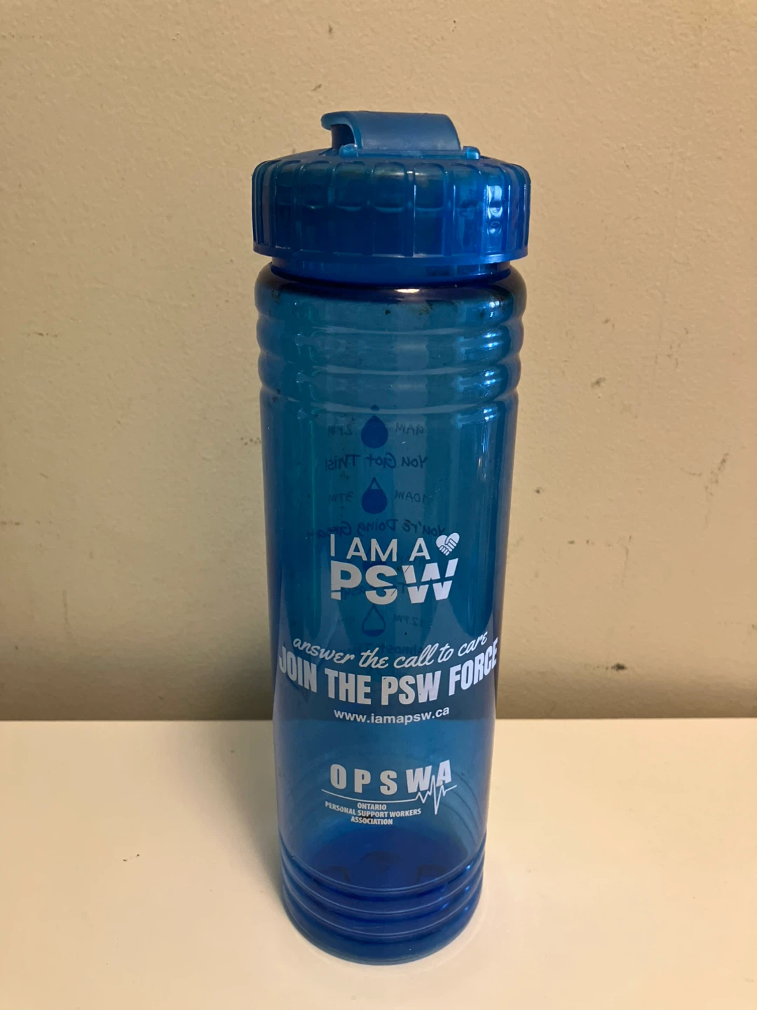 Blue PSW Water Bottle