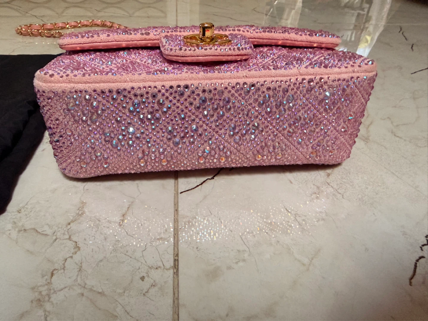 Pink Chanel Rhinestone Bag - photo 4