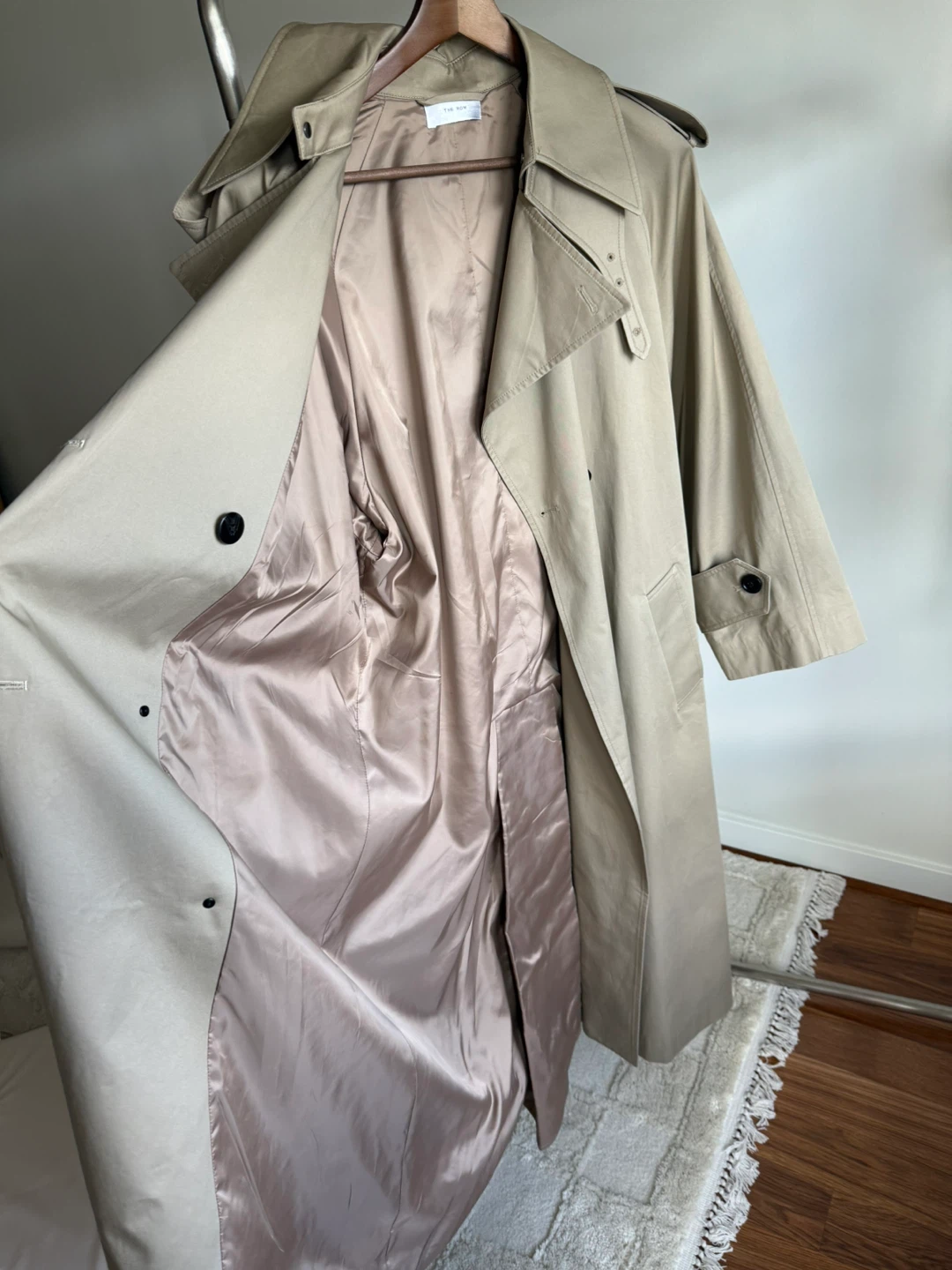 Beige Trench Coat Long (51 inches) - photo 4