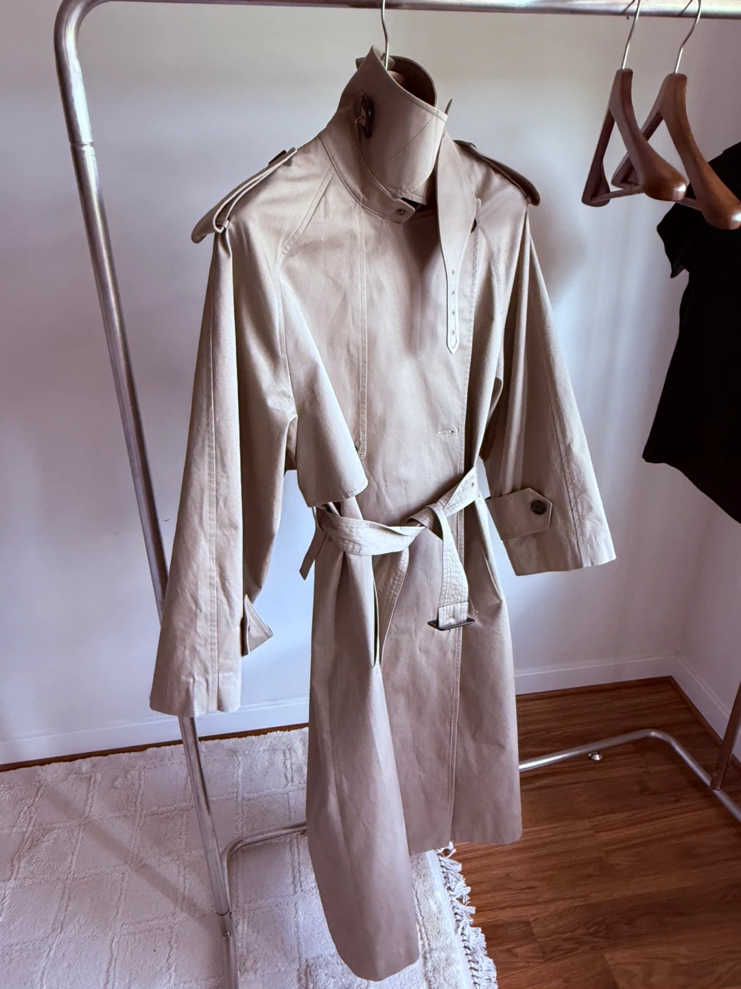 Beige Trench Coat Long (51 inches)