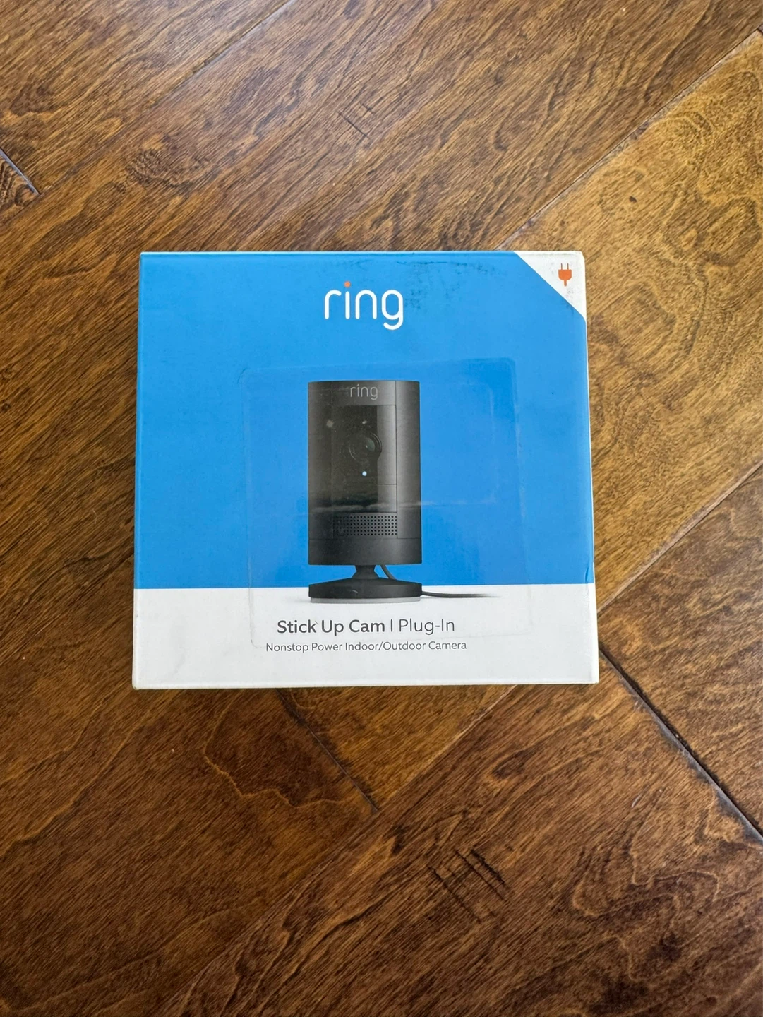 Ring Stick Up Cam Plug-In Indoor/Outdoor Camera