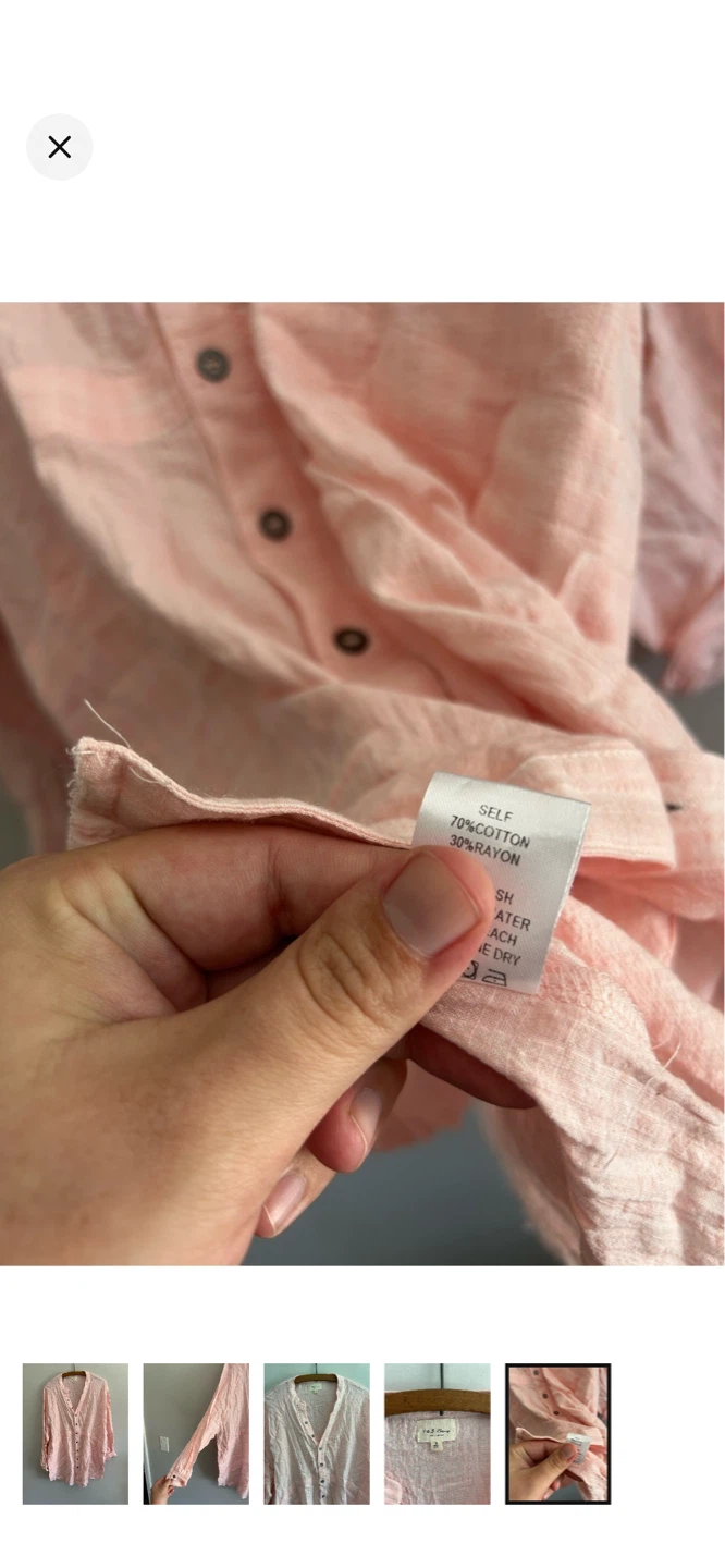 143 Story by Line Up Pink Button-Up Shirt - photo 5