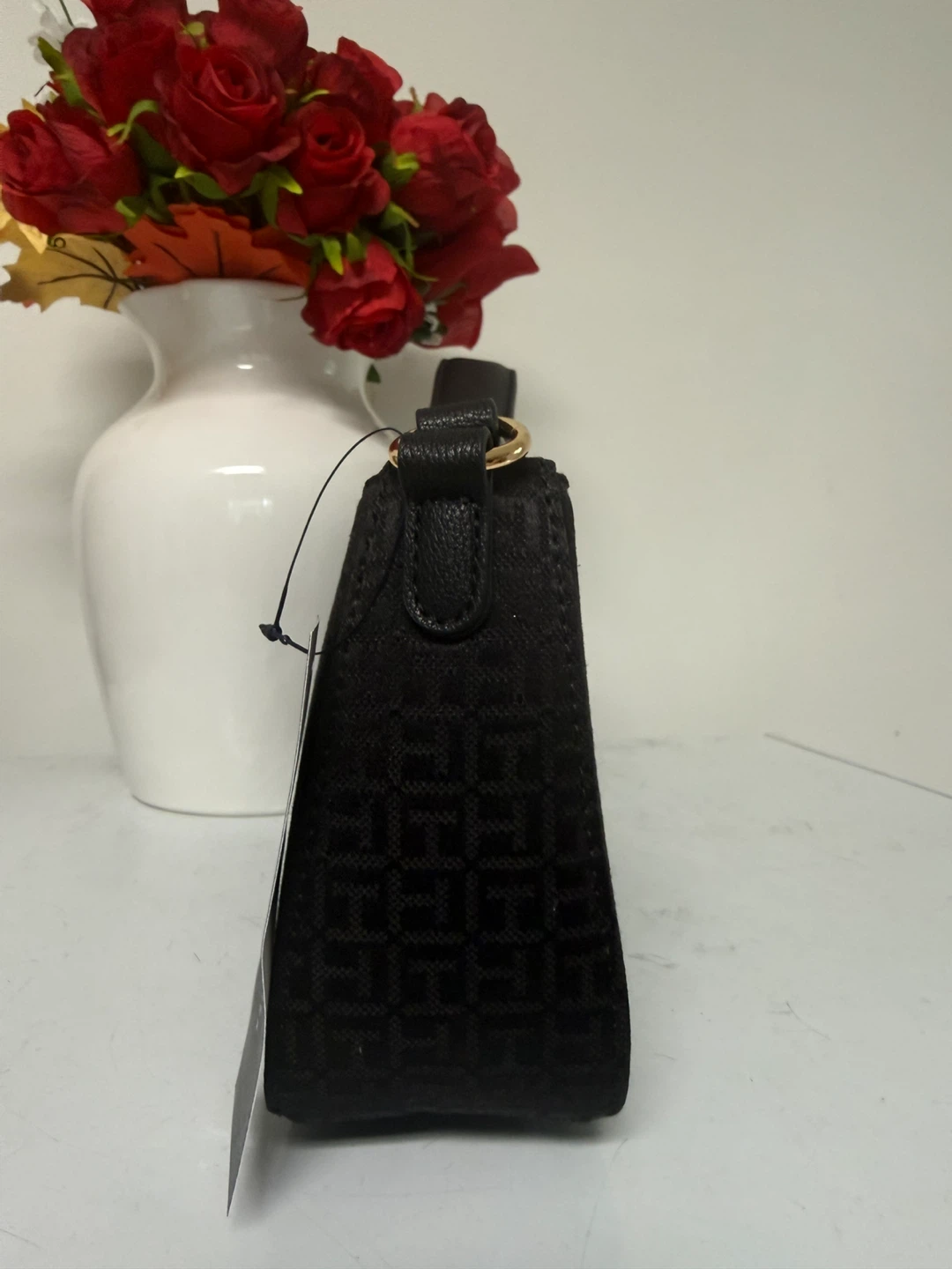 Tommy Hilfiger Black Monogram Shoulder Bag - photo 4