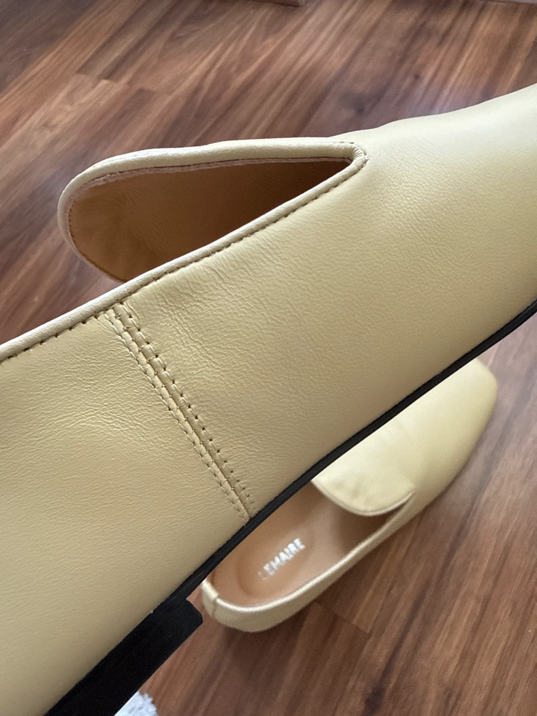 Yellow Leather Loafers - Size euro 40, US 8-8.5 - photo 3