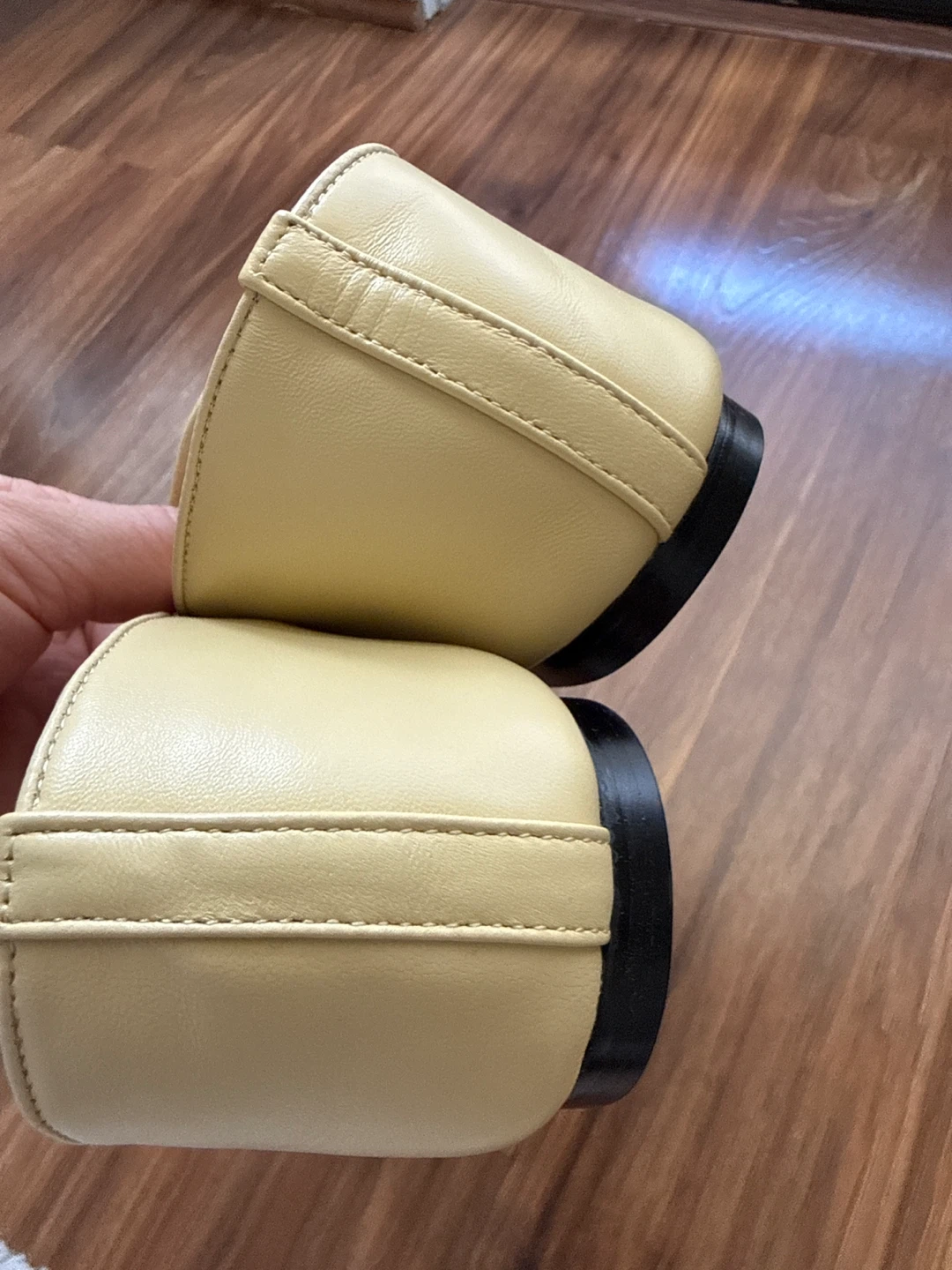 Yellow Leather Loafers - Size euro 40, US 8-8.5 - photo 4
