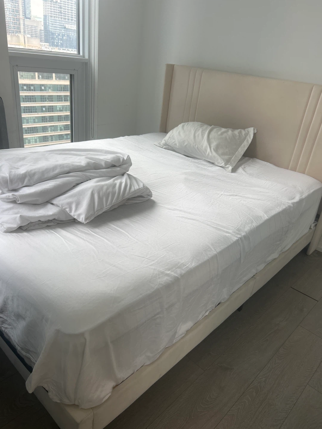 Bed Frame with mattress