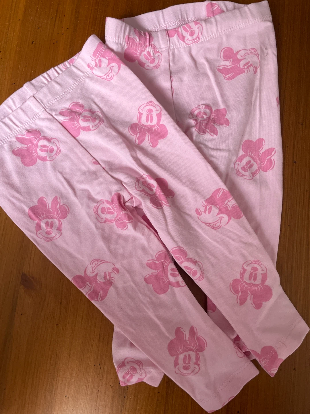 Disney Baby Minnie Mouse Pink Striped Onesie 6M - photo 2