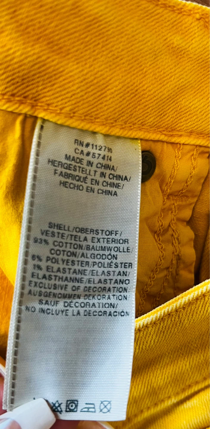 True Religion Yellow Jeans Size 30 - photo 5
