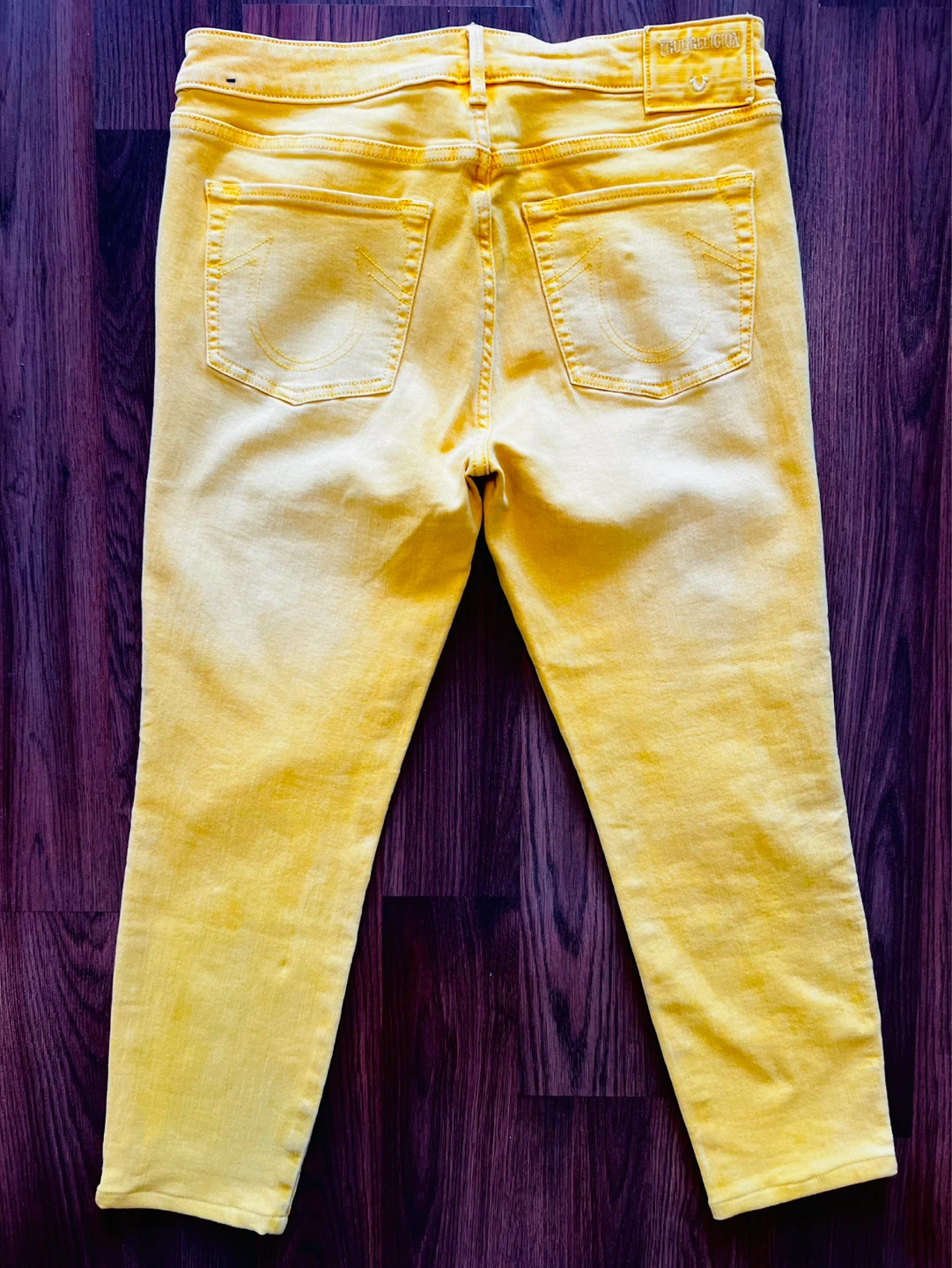 True Religion Yellow Jeans Size 30 - photo 2
