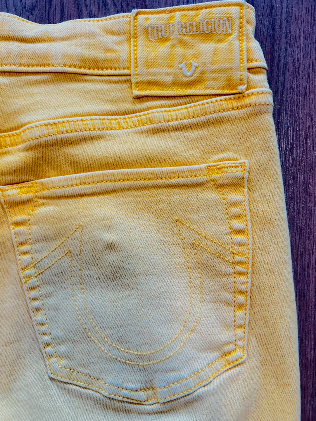True Religion Yellow Jeans Size 30 - photo 4