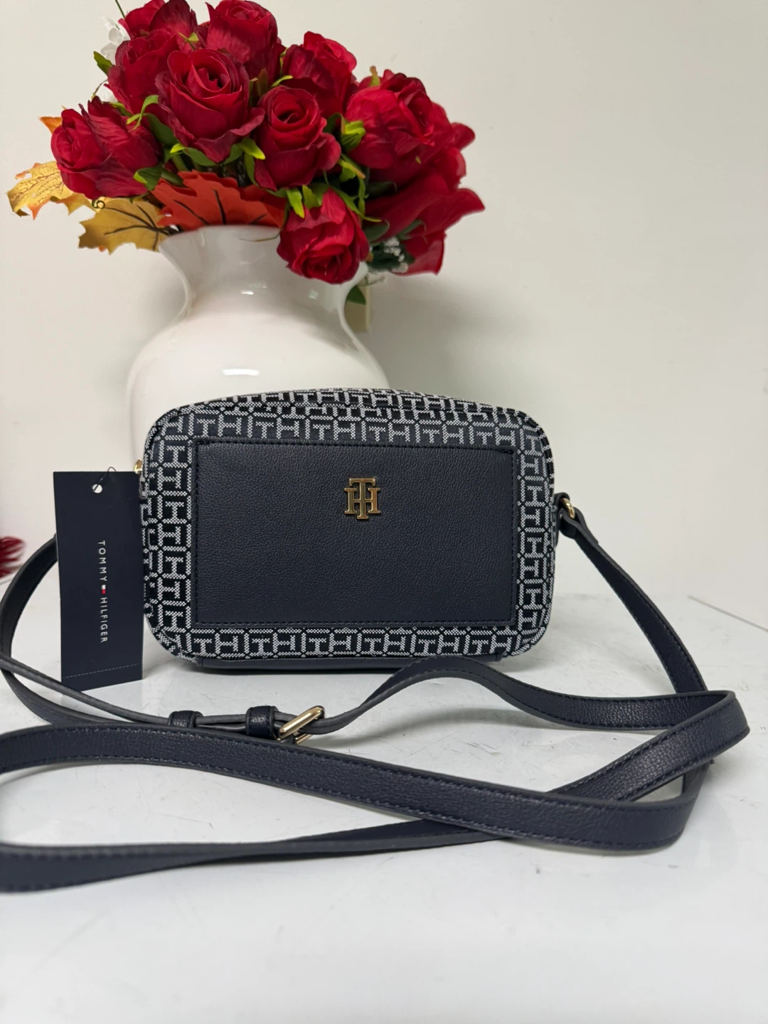 Tommy Hilfiger Monogram Camera Bag