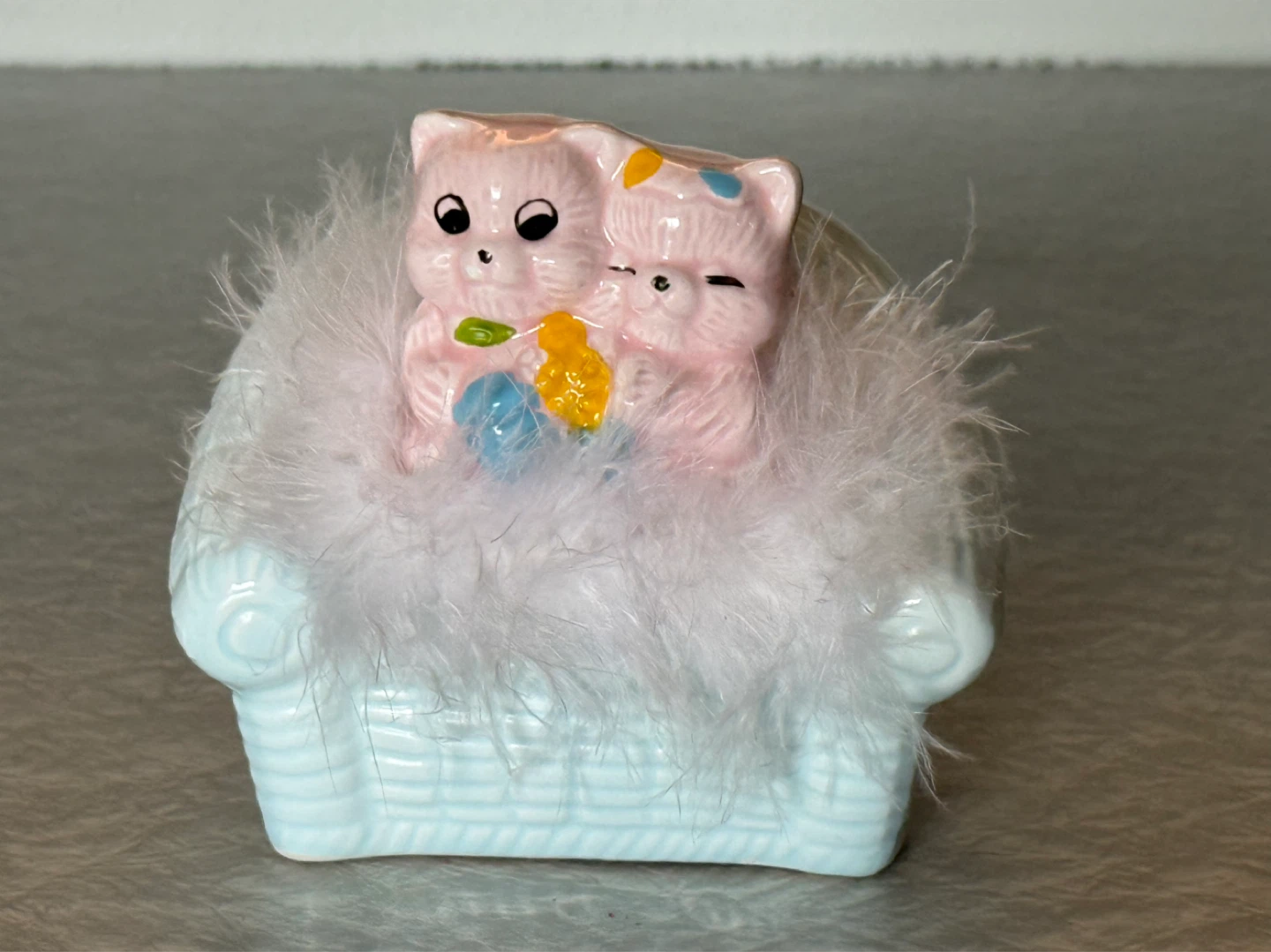 Adorable Ceramic Kittens Savings Bank