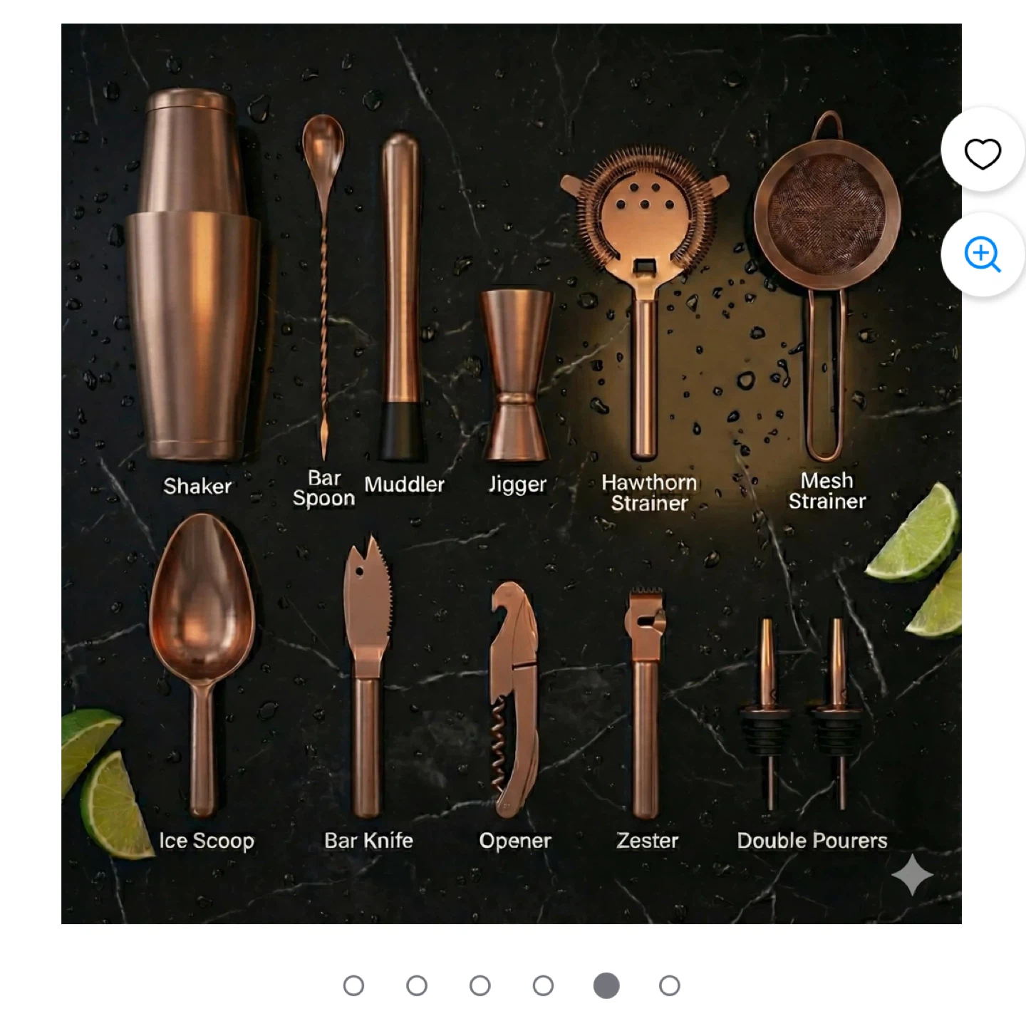 Highball & Chaser Premium Barware Set & Cocktail Deck - photo 3