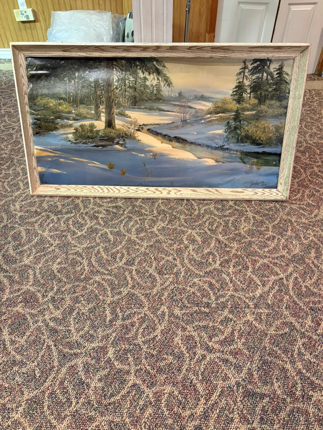 Wood Frame 52” x 28”