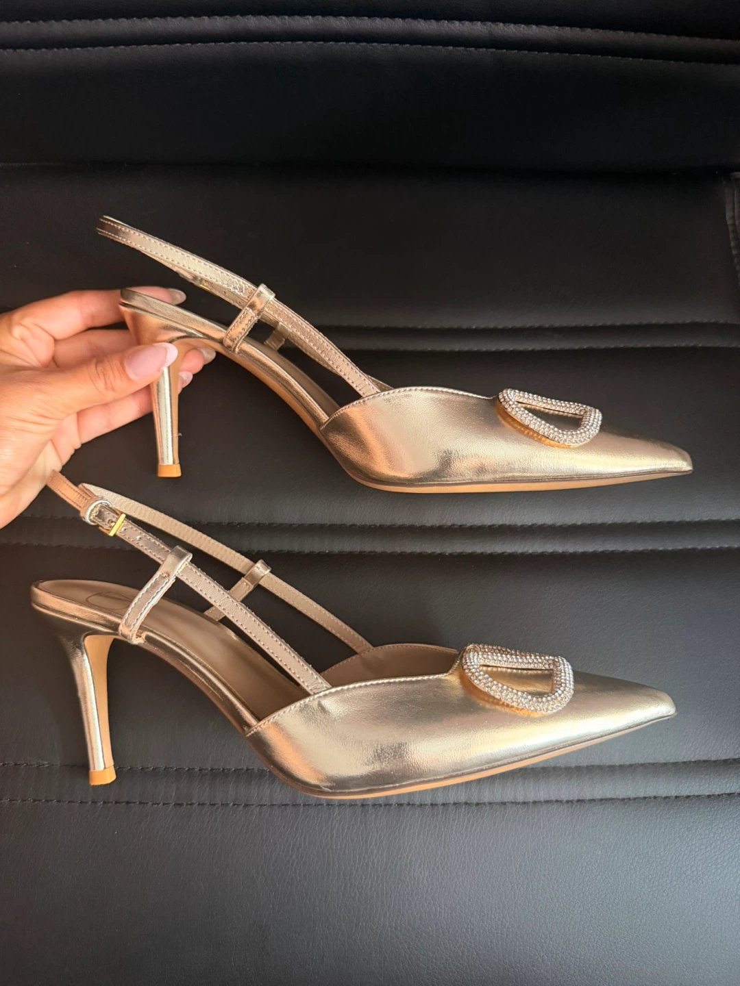 Valentino Gold Pumps 8 - photo 4