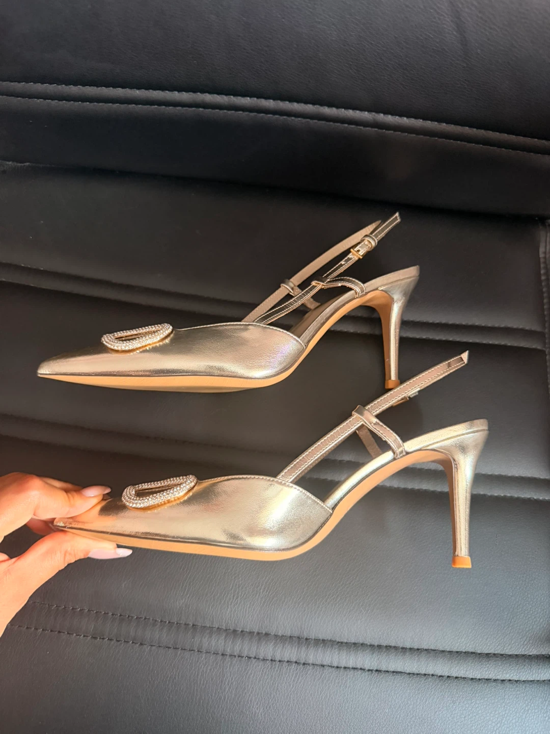 Valentino Gold Pumps 8 - photo 5