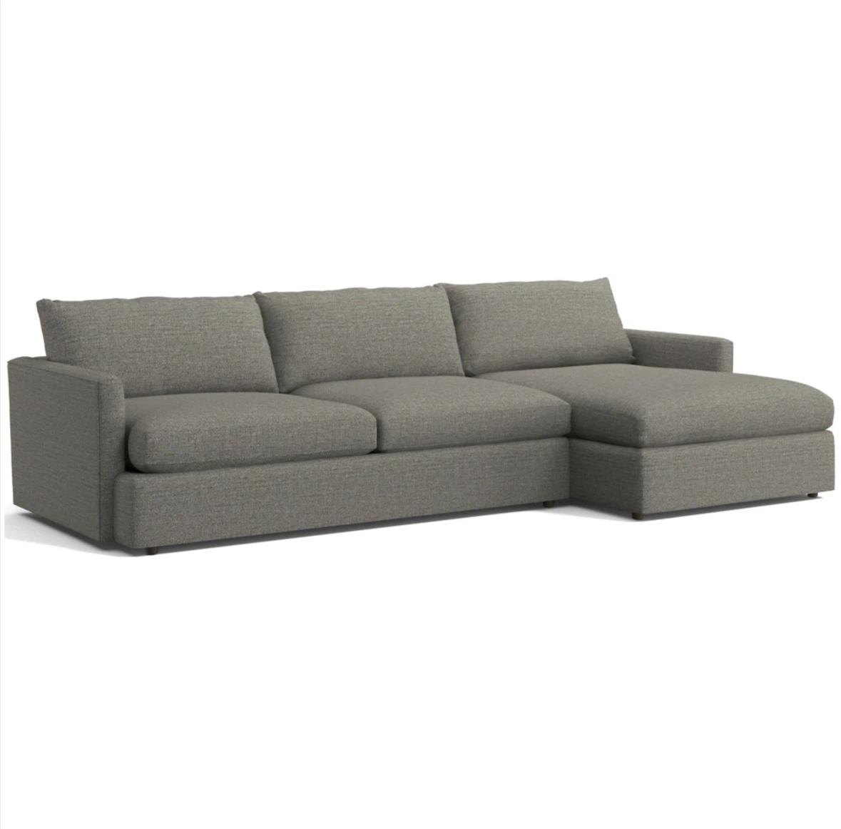 Crate and barrel lounge chaise sectional