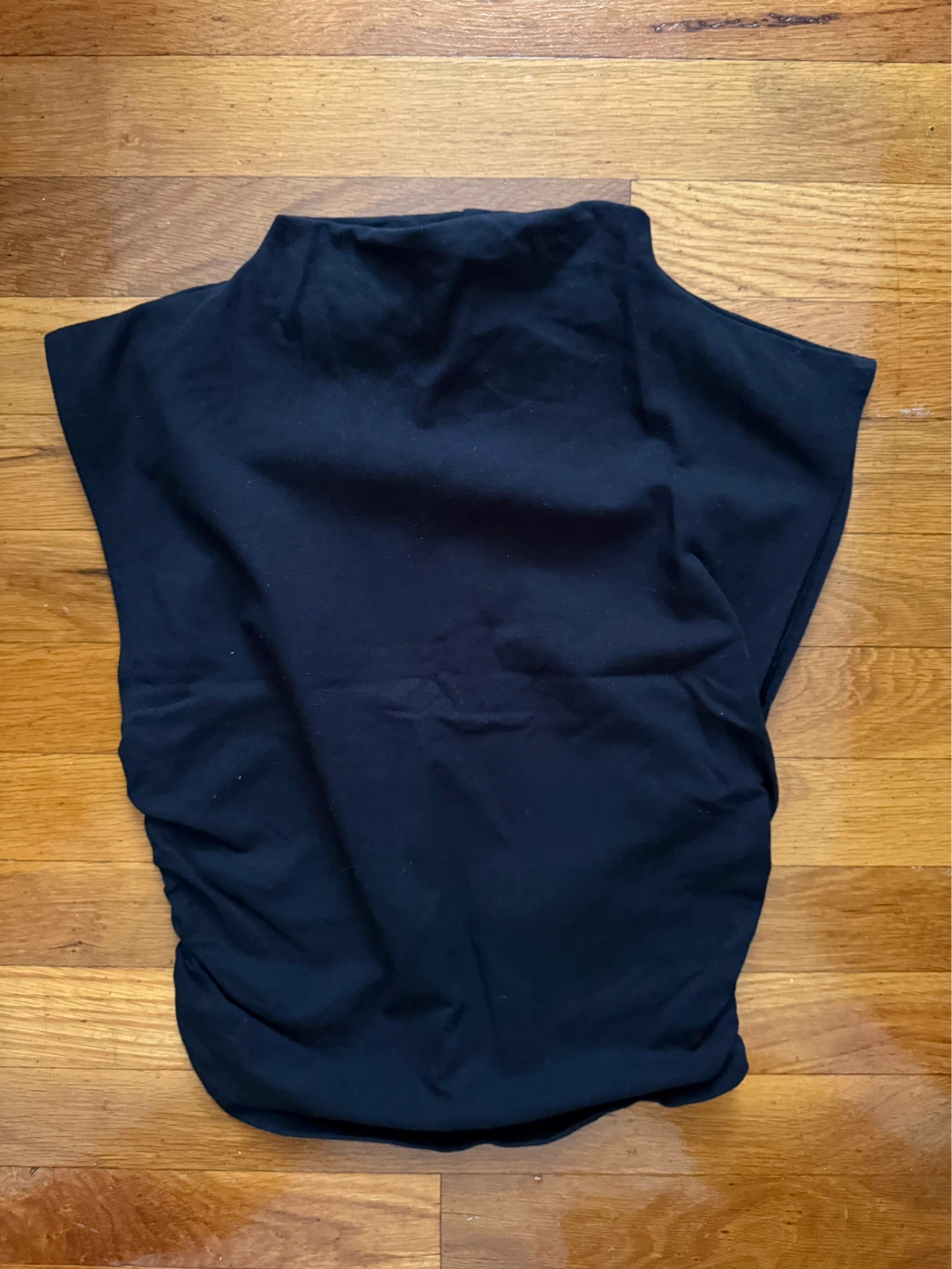 NWOT Reformation Black Mock Neck Top Size S
