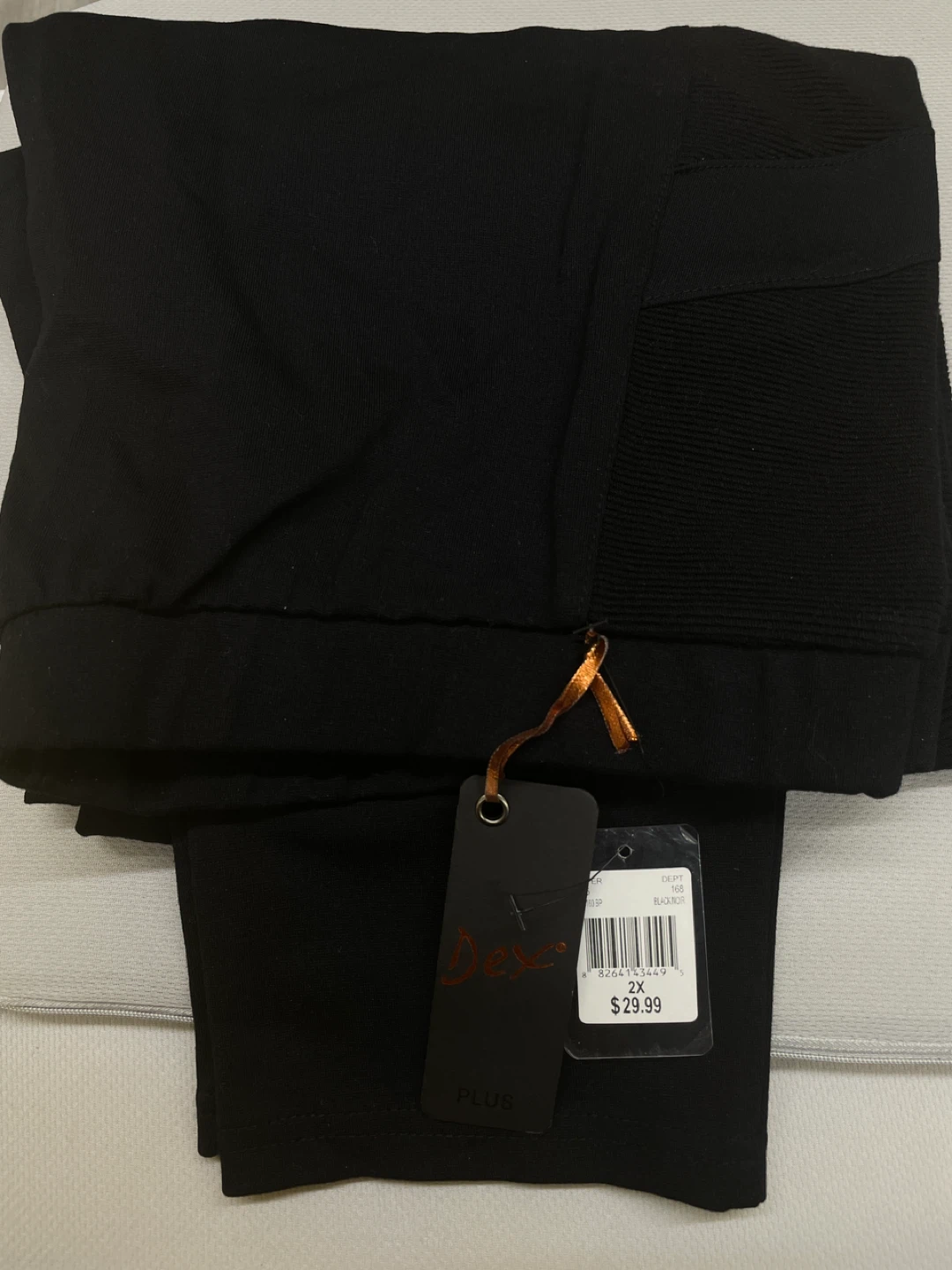 Dex Plus Black Pants