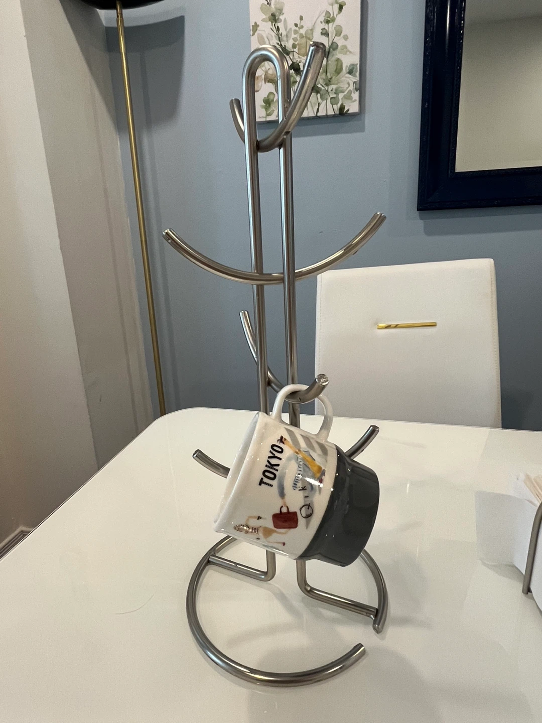 Chrome Mug Tree Holder - photo 2