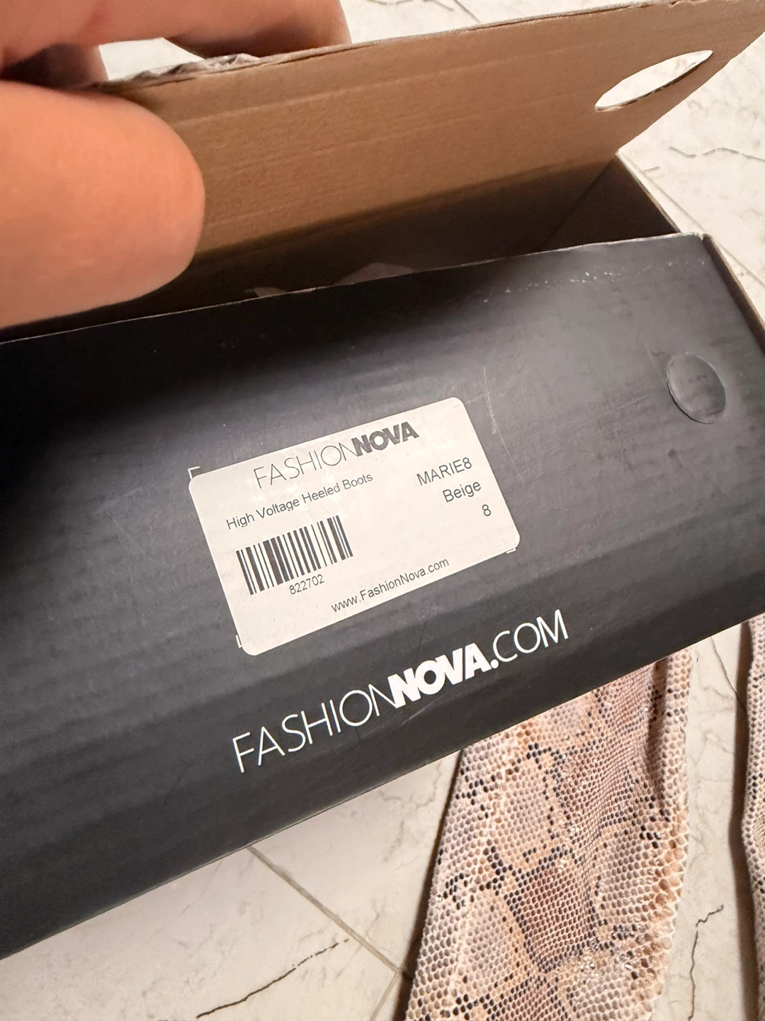 Fashion Nova Snakeskin OTK Boots 8 - photo 3