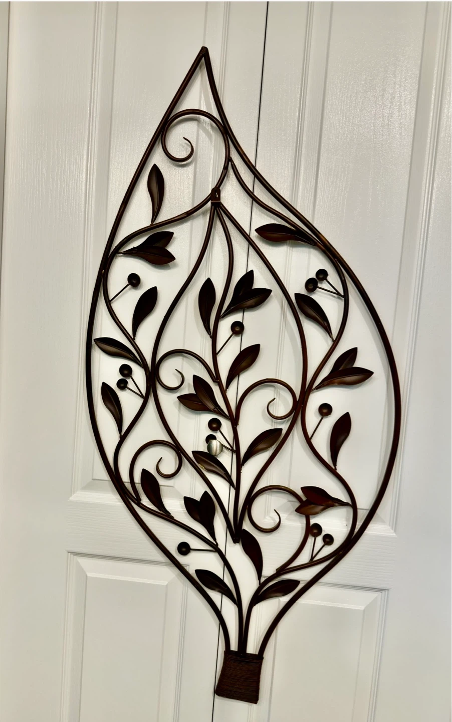 Metal wall art - Olive Branch Design - photo 2