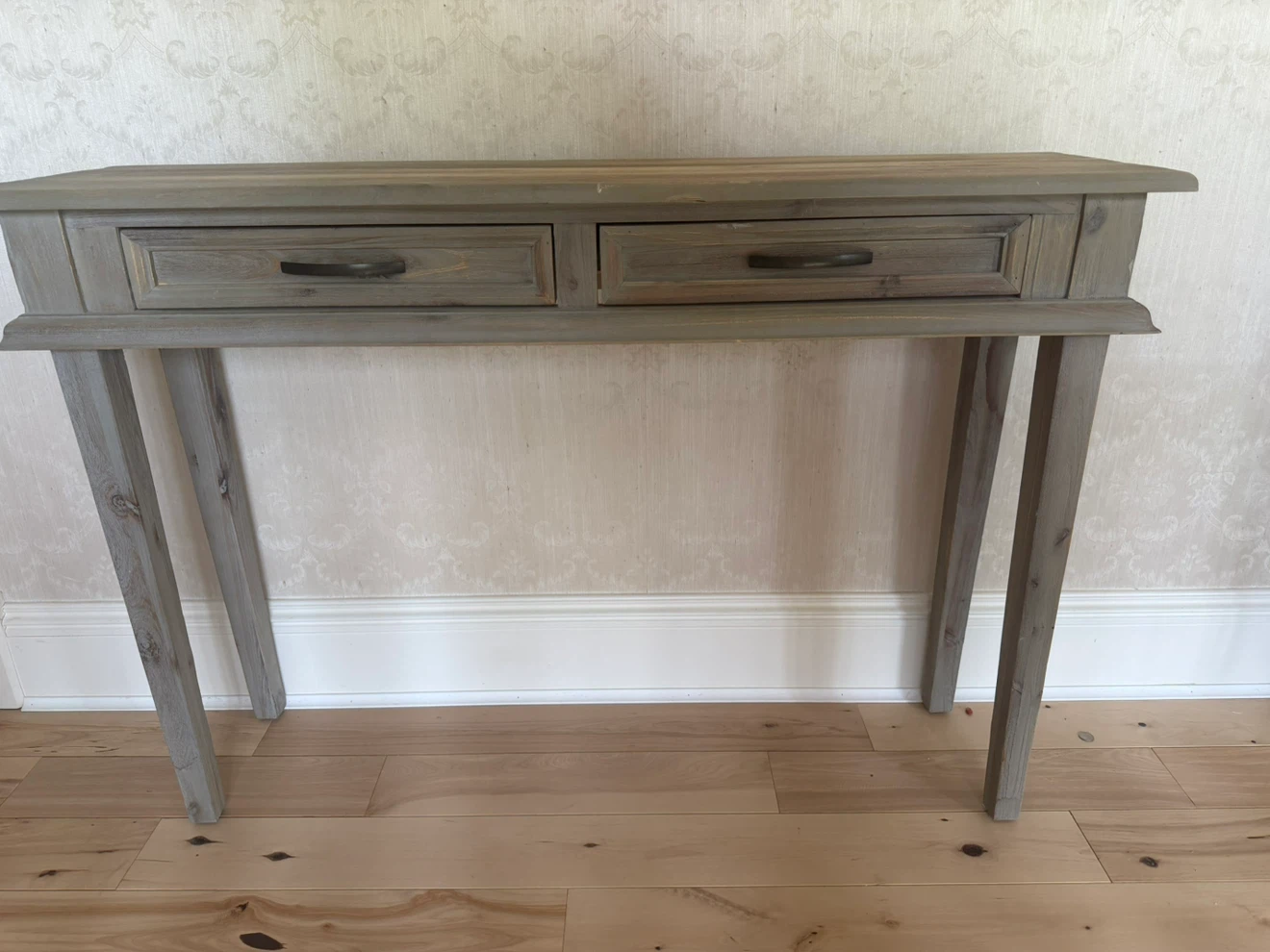 Wooden Console Table with Two Drawers - photo 3