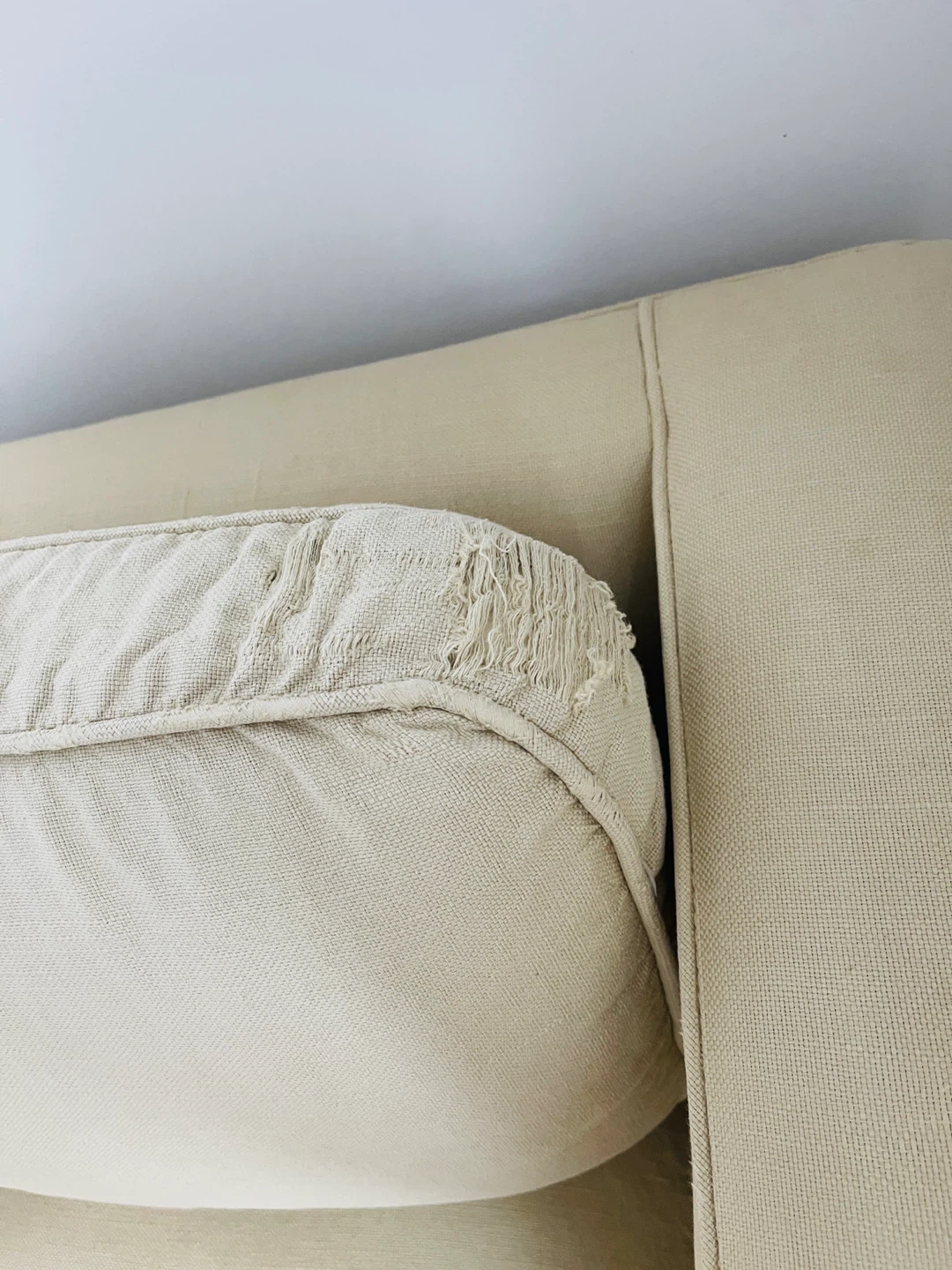 Beige Loveseat Sofa - photo 5