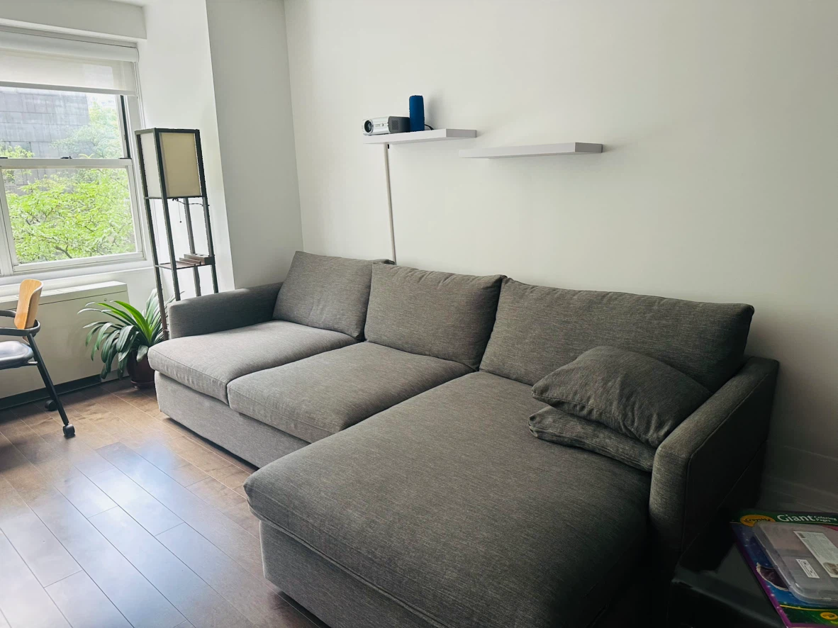 Crate and barrel lounge chaise sectional - photo 3