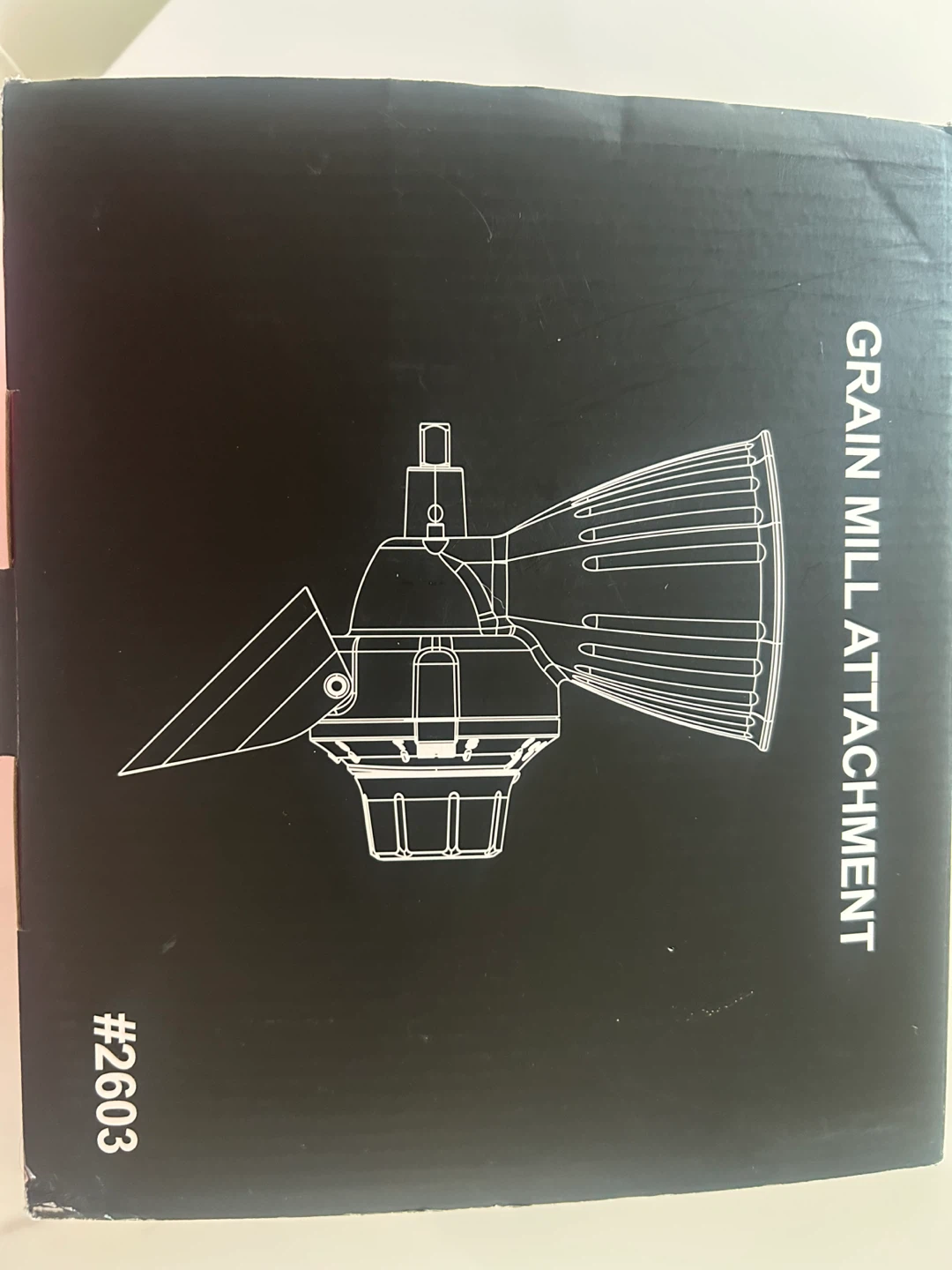 Metal Grain Mill Attachment