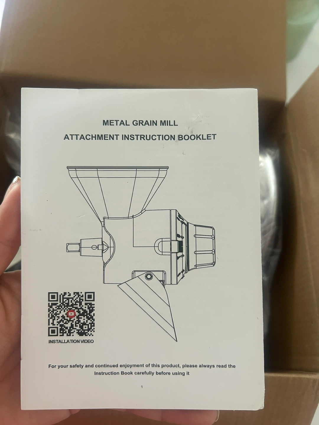 Metal Grain Mill Attachment - photo 4