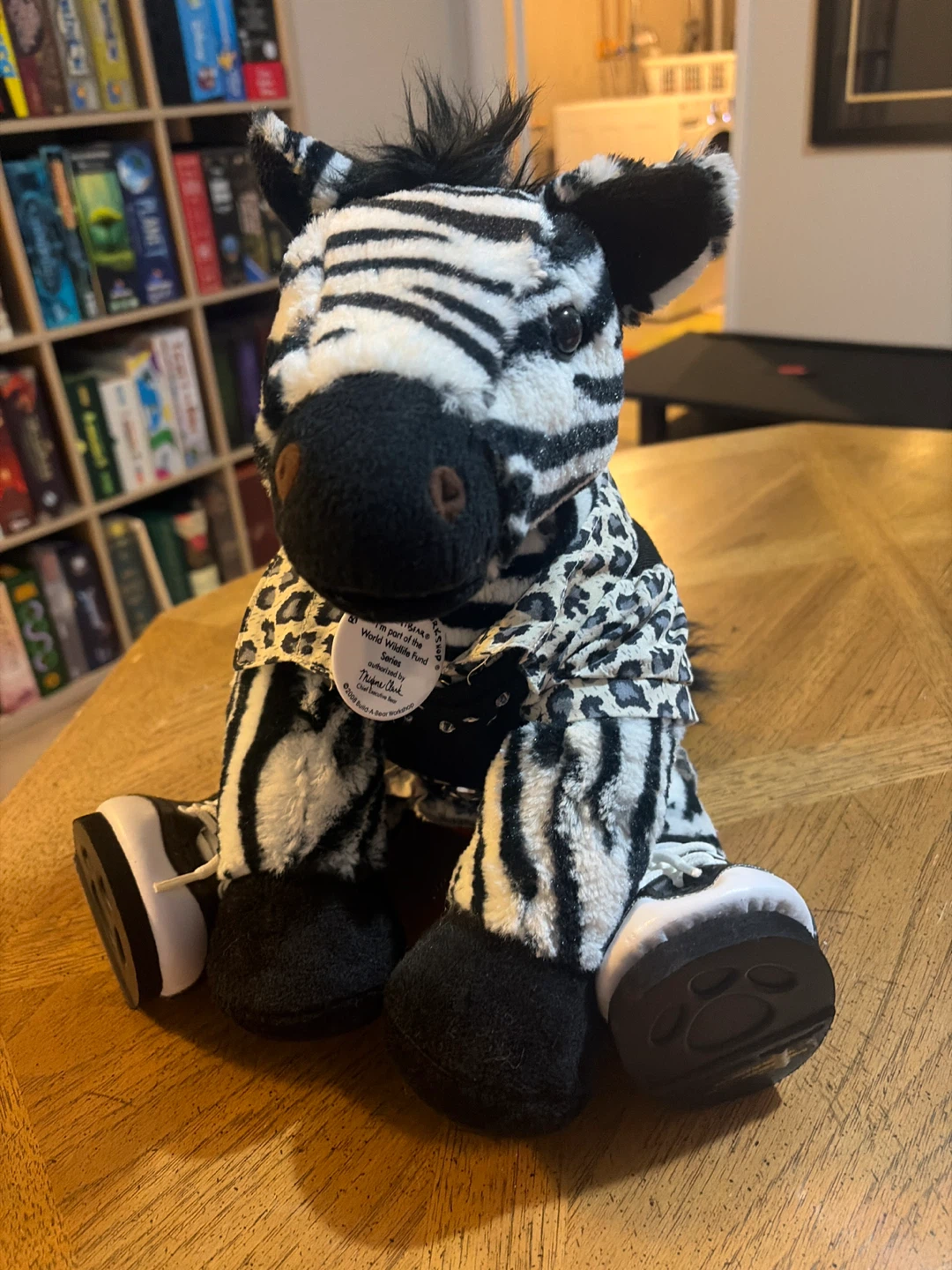 WWF Series Zebra Build-A-Bear with Accessories