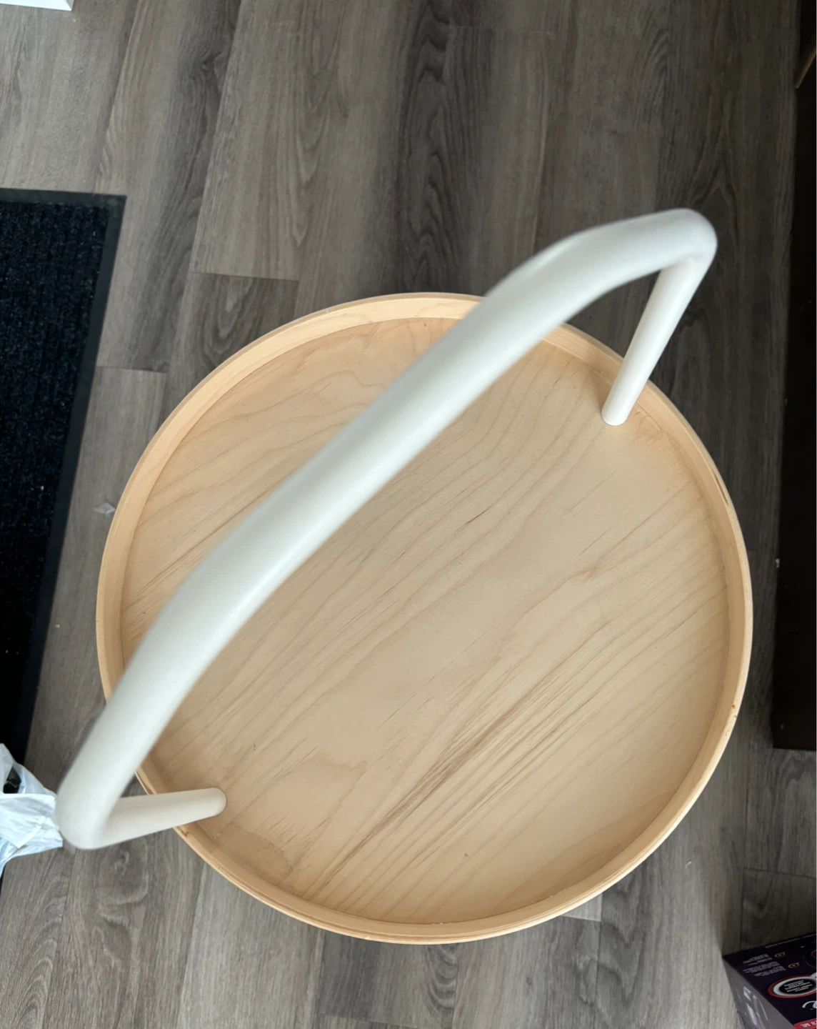 IKEA Side Table with Handle - photo 3