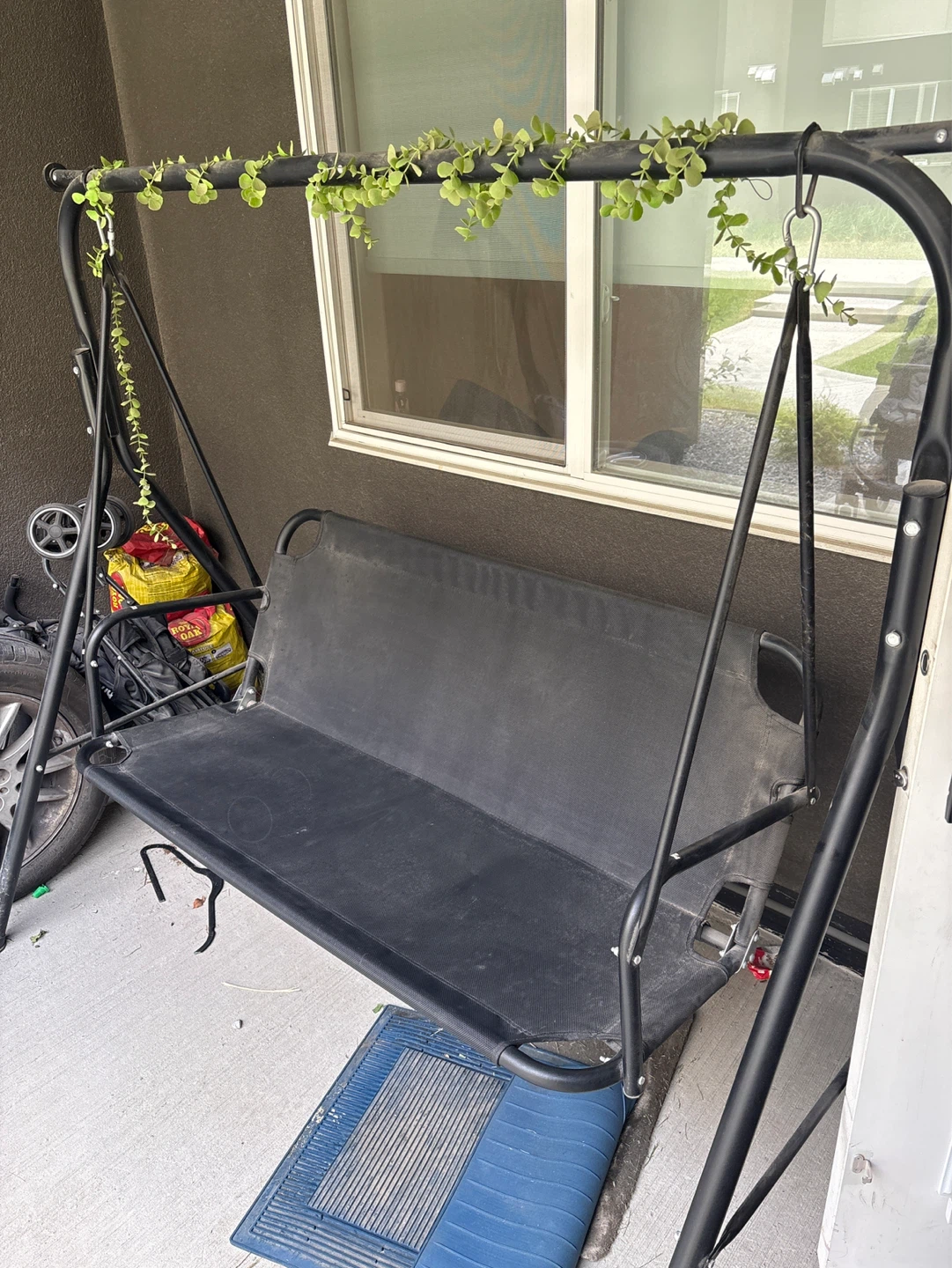 Black Patio Swing Seat - photo 3