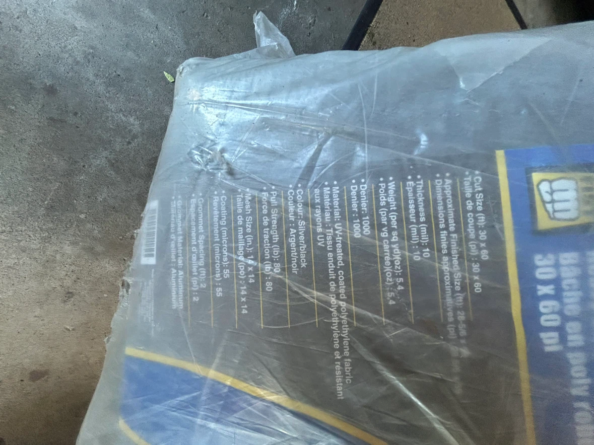 Power Fast Heavy Duty Poly Tarp 30 x 60 ft