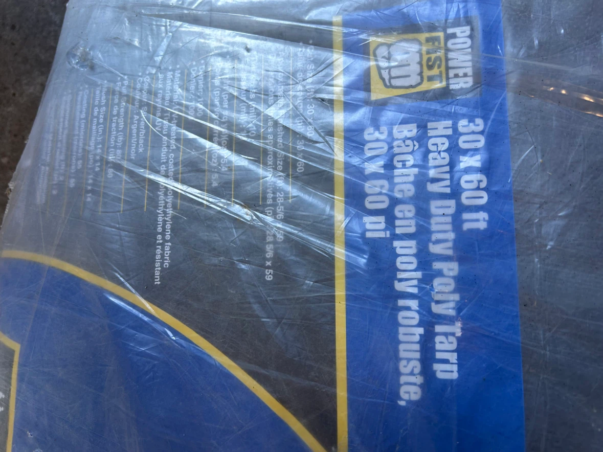 Power Fast Heavy Duty Poly Tarp 30 x 60 ft - photo 4