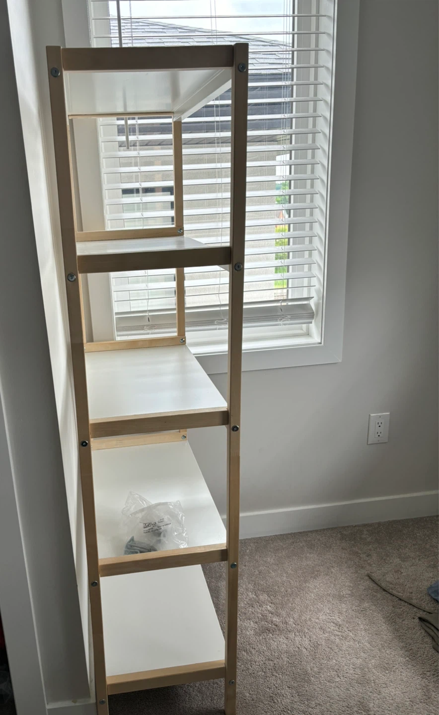 White Ladder Bookshelf IKEA - photo 4