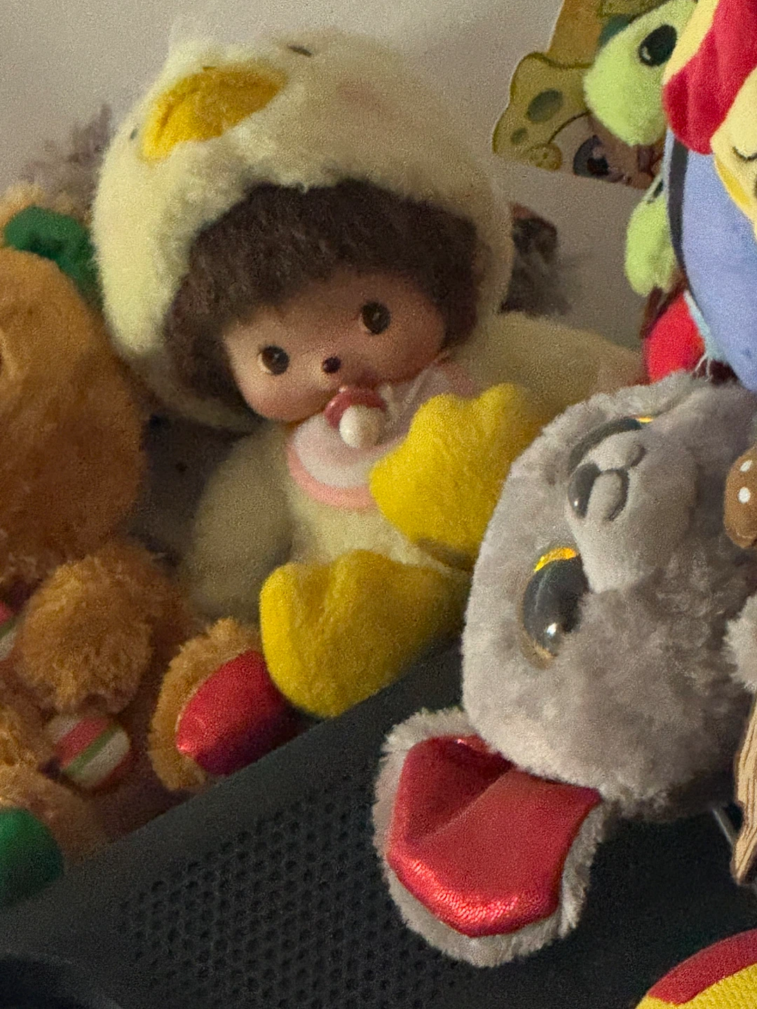 Sekiguchi Monchhichi Bebichhichi 6” Yellow Easter Chick