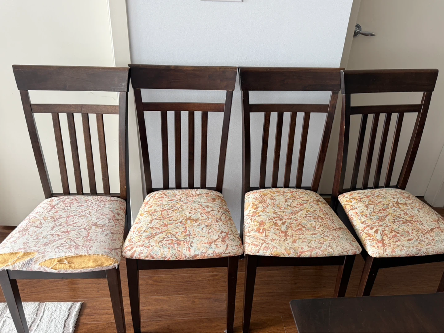 Free Set of 4 Wooden Dining Chairs